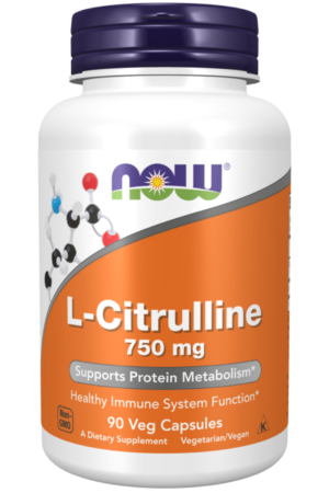 Now Citrulline 750mg Vacps 90's